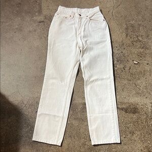 Vintage White Levi's